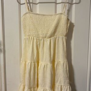 SHEIN Cream Mini Dress